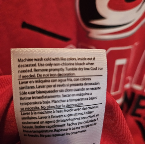 Carolina Hurricanes NHL canes- playoff hockey, Red/grey/white/black, Mens 2XL - Picture 8 of 8